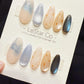 Reusable Blue Moon Latte | Handmade Press On Gel Acrylic Nails | 4for3 Timed Offer