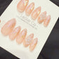 Reusable Rosewater Pearl Drift | Handmade Press On Gel Acrylic Nails | 4for3 Timed Offer