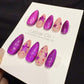 Reusable Violet Stardream | Handmade Press On Gel Acrylic Nails | 4for3 Timed Offer