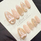 Reusable Celestial Angel Glow | Handmade Press On Gel Acrylic Nails | 4for3 Timed Offer