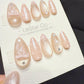 Reusable Celestial Angel Glow | Handmade Press On Gel Acrylic Nails | 4for3 Timed Offer