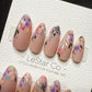 Reusable Garden Confetti | Handmade Press On Gel Acrylic Nails | 4for3 Timed Offer