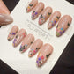 Reusable Garden Confetti | Handmade Press On Gel Acrylic Nails | 4for3 Timed Offer
