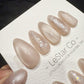 Reusable Champagne Cloud Glow | Handmade Press On Gel Acrylic Nails | 4for3 Timed Offer