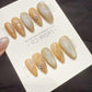 Reusable Solar Nectar | Handmade Press On Gel Acrylic Nails | 4for3 Timed Offer