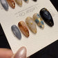 Reusable Vintage Midnight Petals | Handmade Press On Gel Acrylic Nails | 4for3 Timed Offer