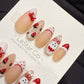 Reusable Strawberry Puppy | Handmade Press On Gel Acrylic Nails | 4for3 Timed Offer