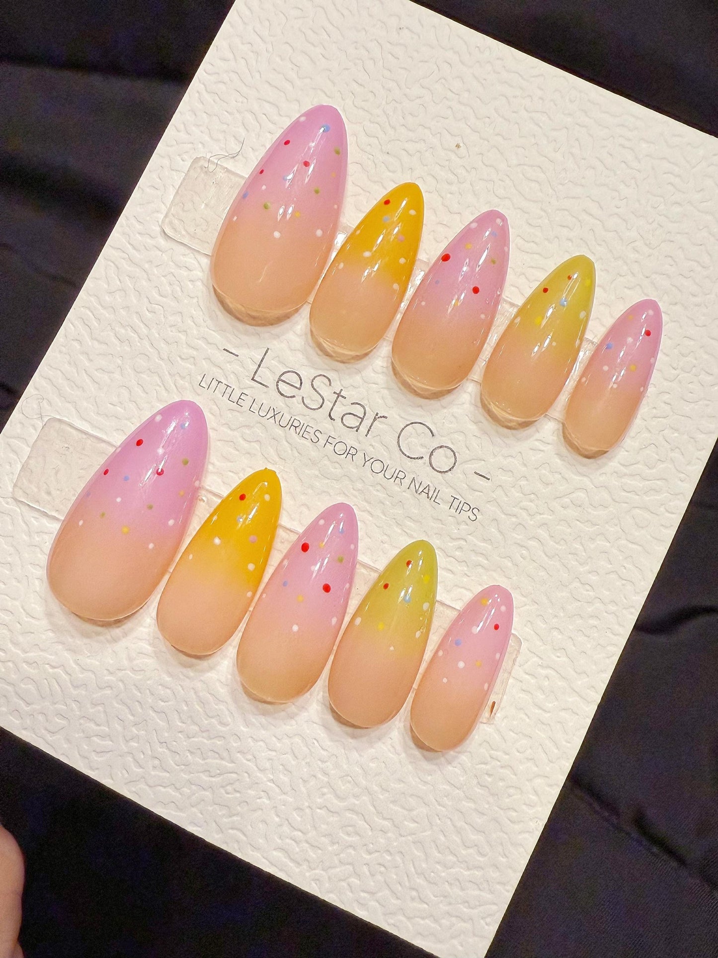Reusable Candy Sprinkle | Handmade Press On Gel Nails | 4for3 Timed Offer