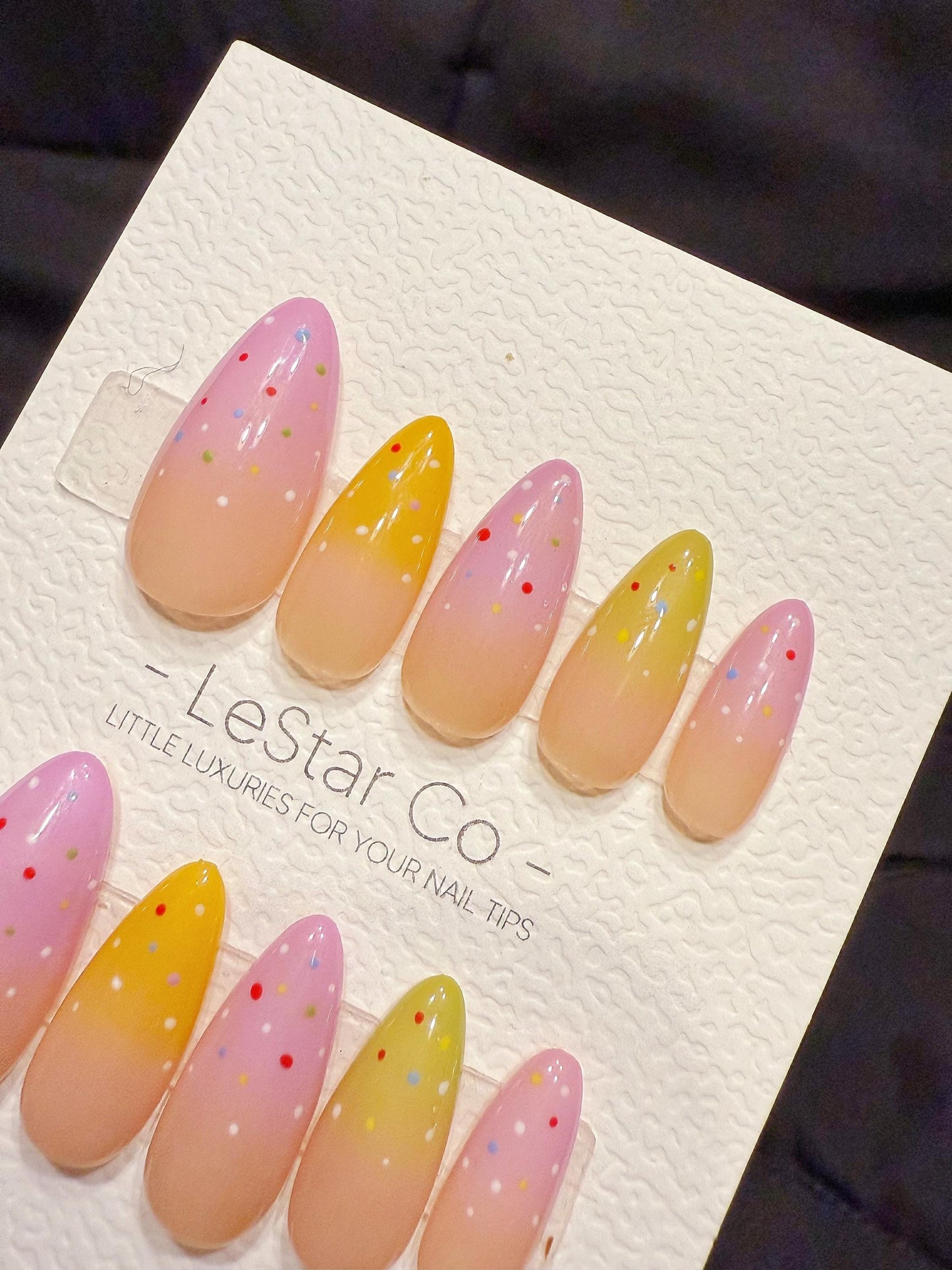 Reusable Candy Sprinkle | Handmade Press On Gel Nails | 4for3 Timed Offer