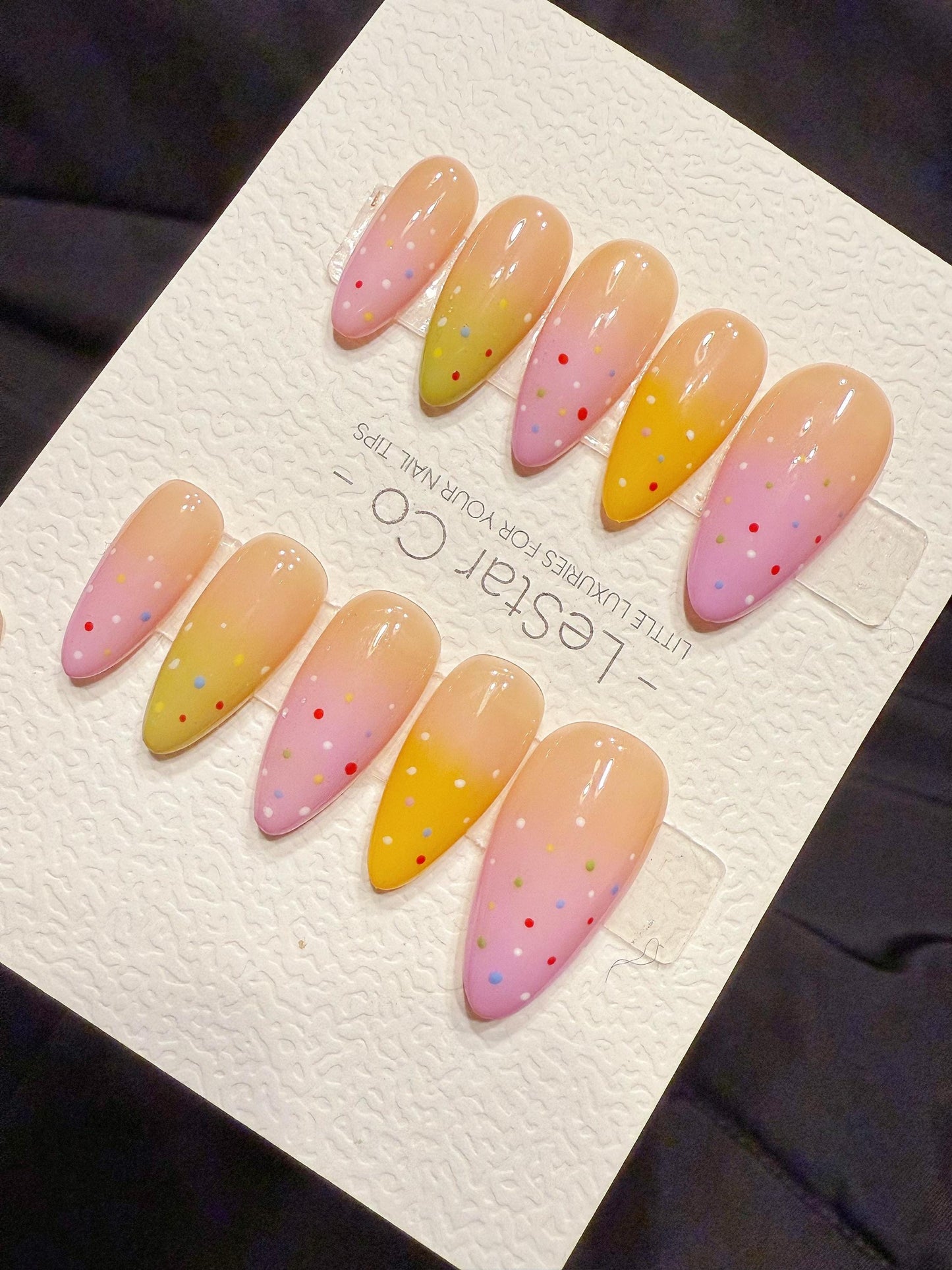 Reusable Candy Sprinkle | Handmade Press On Gel Nails | 4for3 Timed Offer