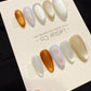 Reusable Champagne Tweed Luxe | Handmade Press On Gel Acrylic Nails | 4for3 Timed Offer