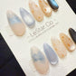 Reusable Blue Moon Latte | Handmade Press On Gel Acrylic Nails | 4for3 Timed Offer