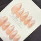 Reusable Rosewater Opal Drift | Handmade Press On Gel Acrylic Nails | 4for3 Timed Offer