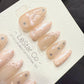 Reusable Celestial Angel Glow | Handmade Press On Gel Acrylic Nails | 4for3 Timed Offer
