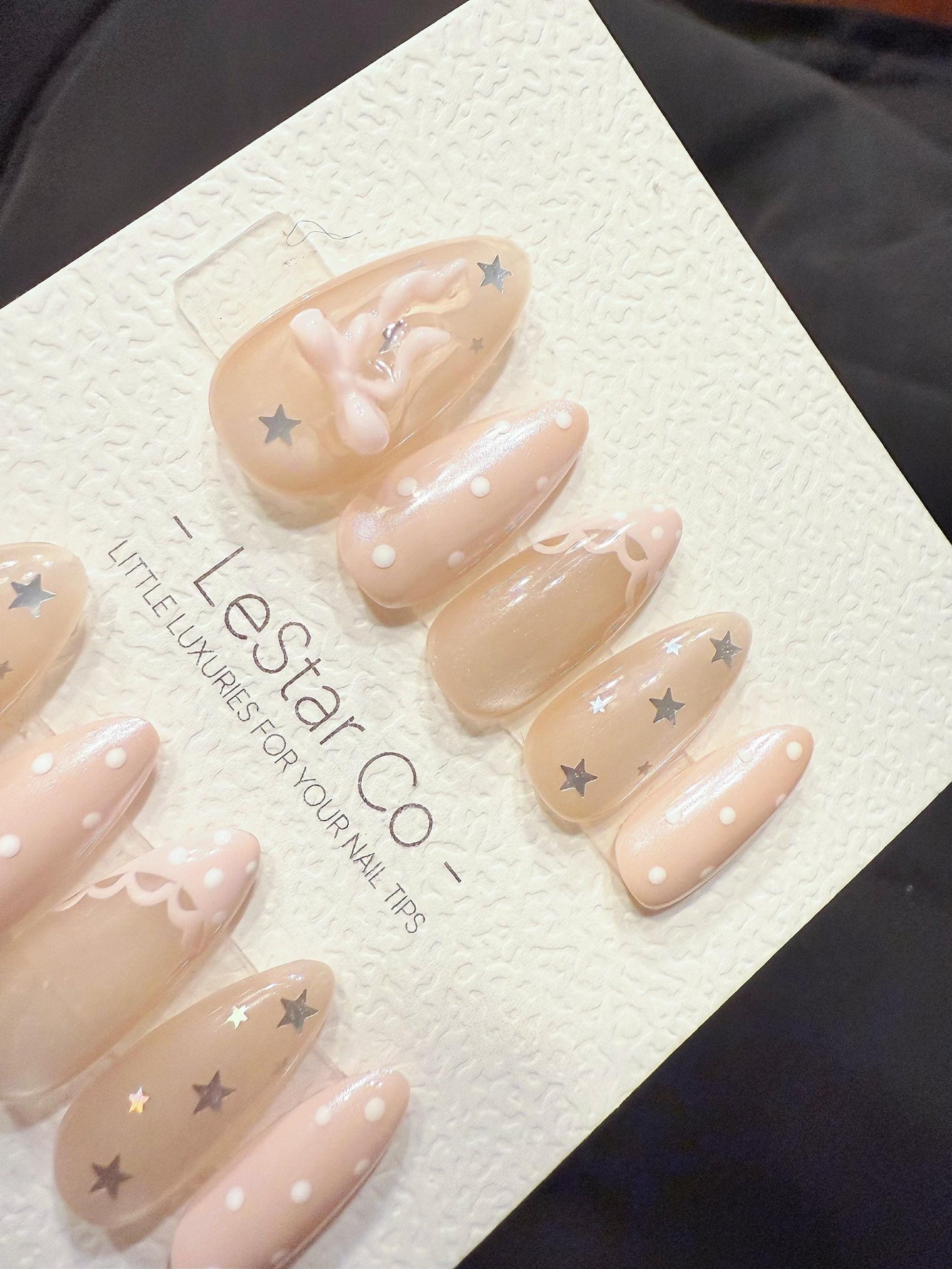 Reusable Celestial Angel Glow | Handmade Press On Gel Acrylic Nails | 4for3 Timed Offer