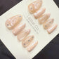 Reusable Celestial Angel Glow | Handmade Press On Gel Acrylic Nails | 4for3 Timed Offer