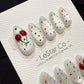 Reusable Big Cherry | Handmade Press On Gel Acrylic Nails | 4for3 Timed Offer