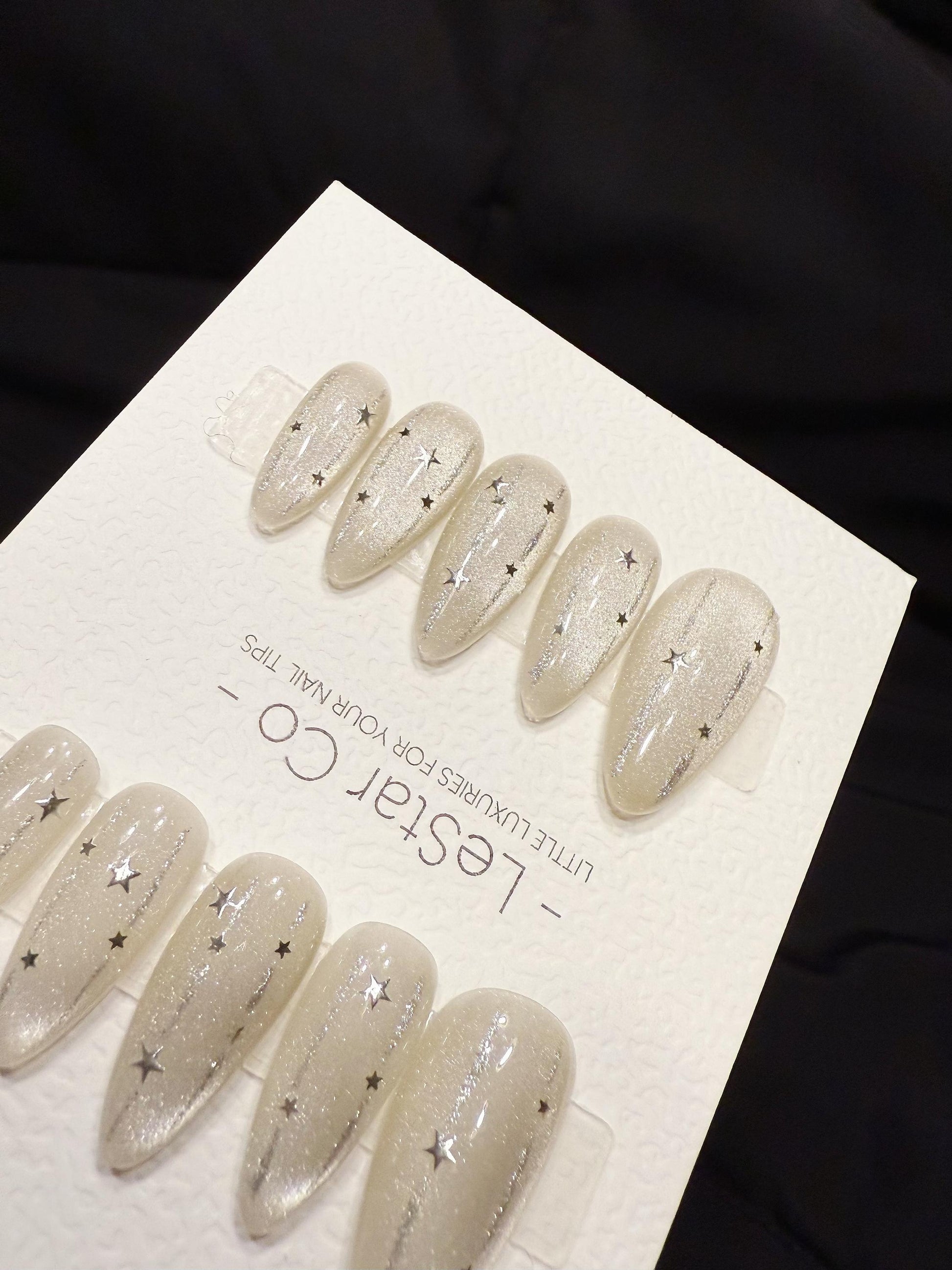 Reusable Shooting Star | Handmade Press On Gel Nails | 4for3 Timed Offer