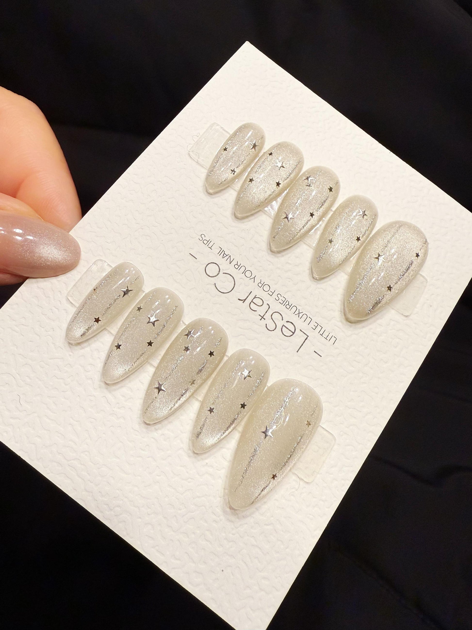 Reusable Shooting Star | Handmade Press On Gel Nails | 4for3 Timed Offer