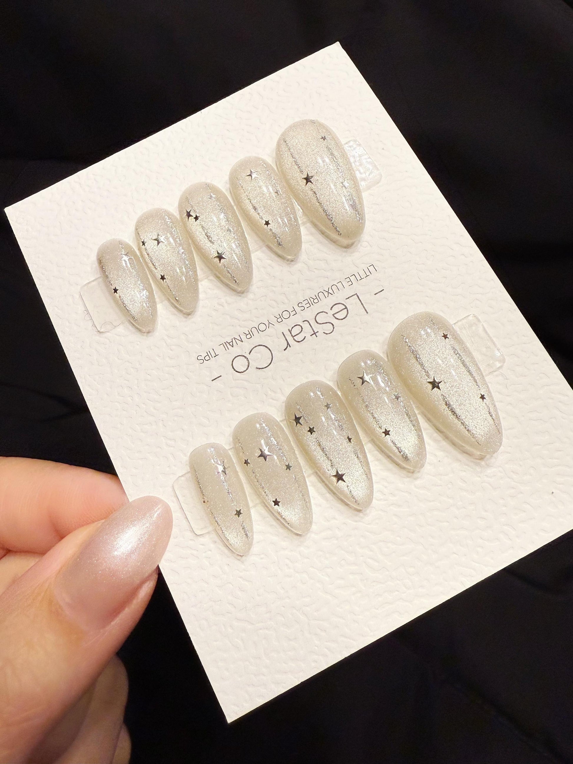 Reusable Shooting Star | Handmade Press On Gel Nails | 4for3 Timed Offer