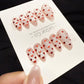 Reusable Candy kiss Hearts Cat Eye | Handmade Press On Gel Nails