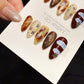 Reusable Cocoa Drift Illusion | Handmade Press On Gel Acrylic Nails | 4for3 Timed Offer