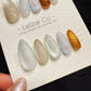 Reusable Champagne Tweed Luxe | Handmade Press On Gel Acrylic Nails | 4for3 Timed Offer