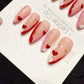 Reusable Sweetheart Stardust | Handmade Press On Gel Acrylic Nails | 4for3 Timed Offer