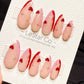 Reusable Sweetheart Stardust | Handmade Press On Gel Acrylic Nails | 4for3 Timed Offer