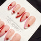 Reusable Sweetheart Stardust | Handmade Press On Gel Acrylic Nails | 4for3 Timed Offer