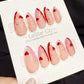 Reusable Sweetheart Stardust | Handmade Press On Gel Acrylic Nails | 4for3 Timed Offer