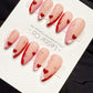 Reusable Sweetheart Stardust | Handmade Press On Gel Acrylic Nails | 4for3 Timed Offer