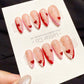 Reusable Sweetheart Stardust | Handmade Press On Gel Acrylic Nails | 4for3 Timed Offer