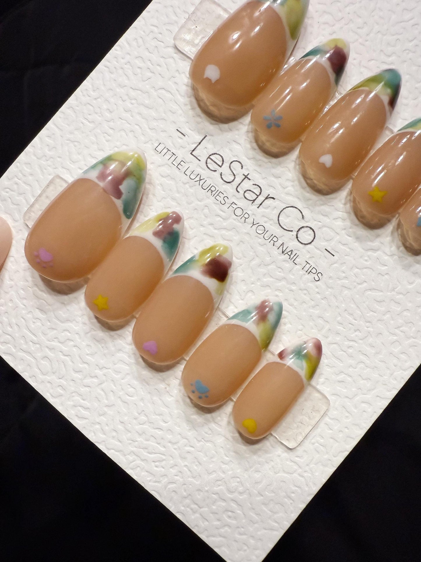 Reusable Pastel Dream Tips | Handmade Press On Gel Acrylic Nails | 4for3 Timed Offer