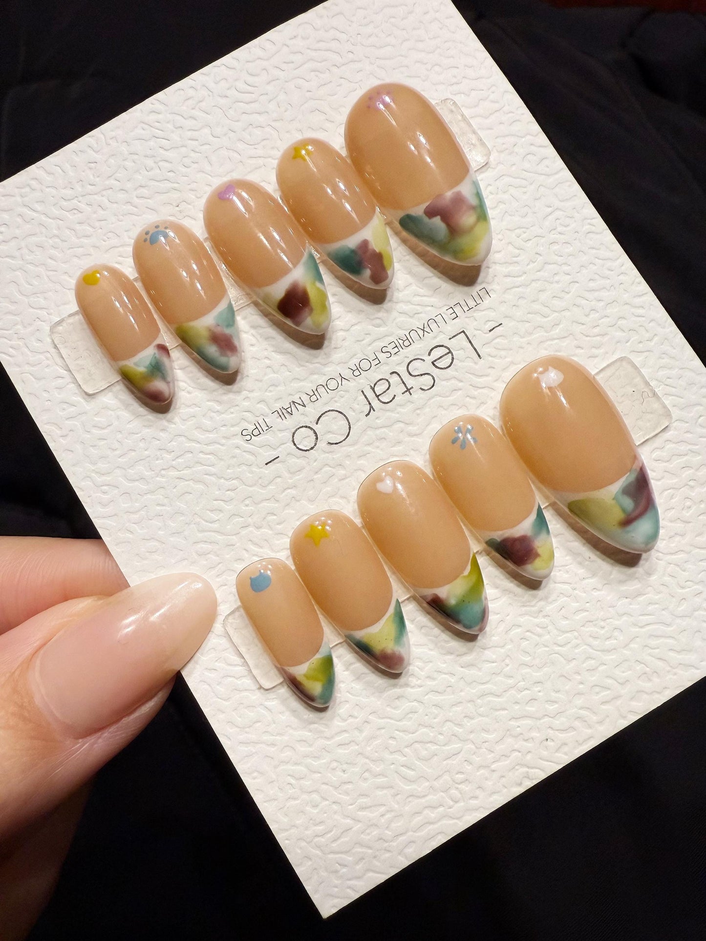 Reusable Pastel Dream Tips | Handmade Press On Gel Acrylic Nails | 4for3 Timed Offer