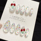 Reusable Big Cherry | Handmade Press On Gel Acrylic Nails | 4for3 Timed Offer