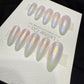 Reusable Aurora Veil | Handmade Press On Gel Acrylic Nails | 4for3 Timed Offer