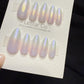 Reusable Aurora Veil | Handmade Press On Gel Acrylic Nails | 4for3 Timed Offer