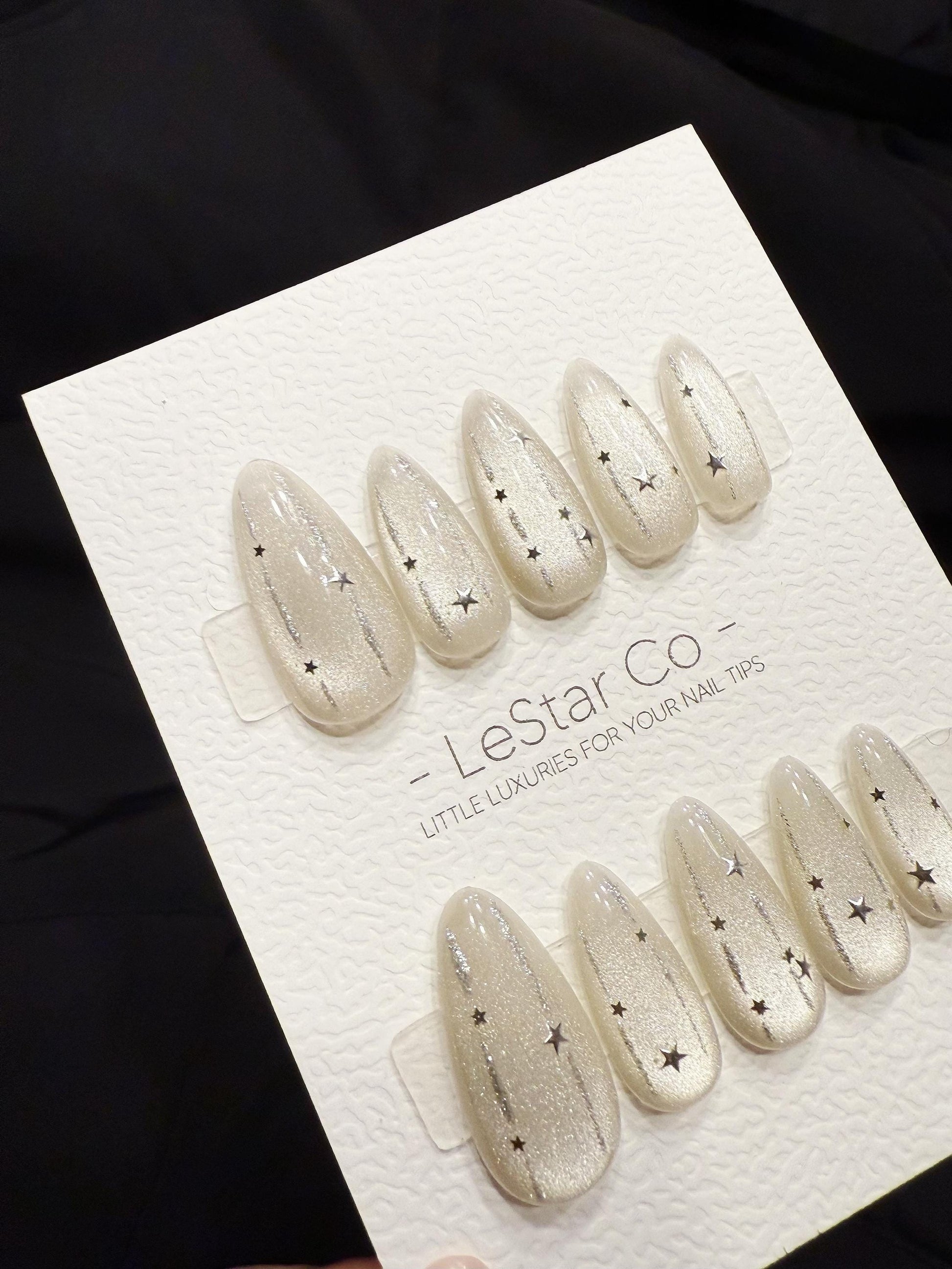 Reusable Shooting Star | Handmade Press On Gel Nails | 4for3 Timed Offer