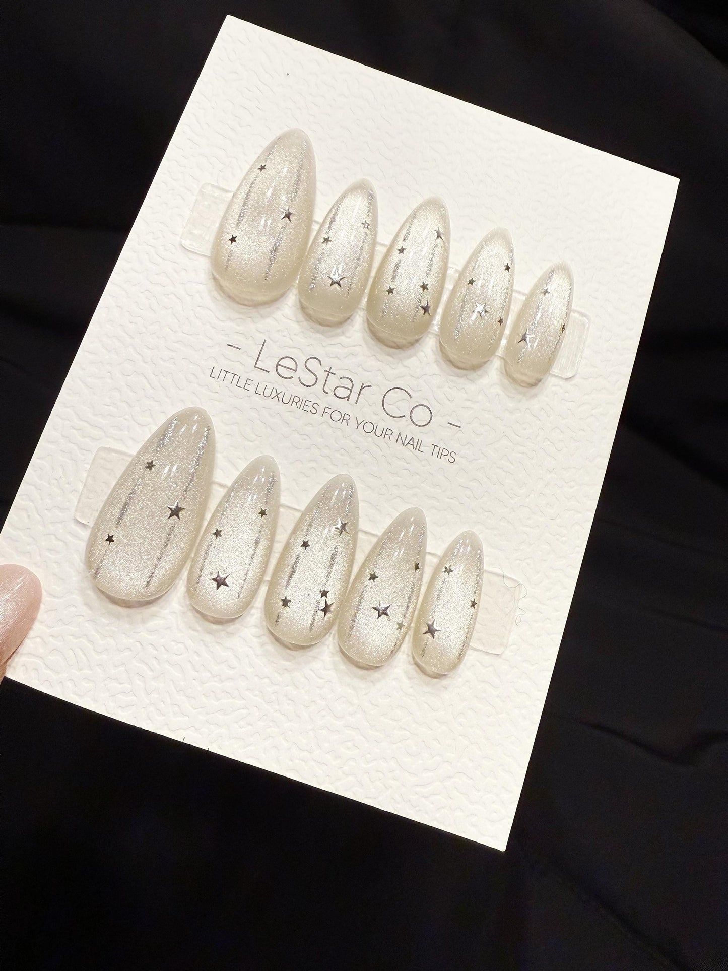 Reusable Shooting Star | Handmade Press On Gel Nails | 4for3 Timed Offer