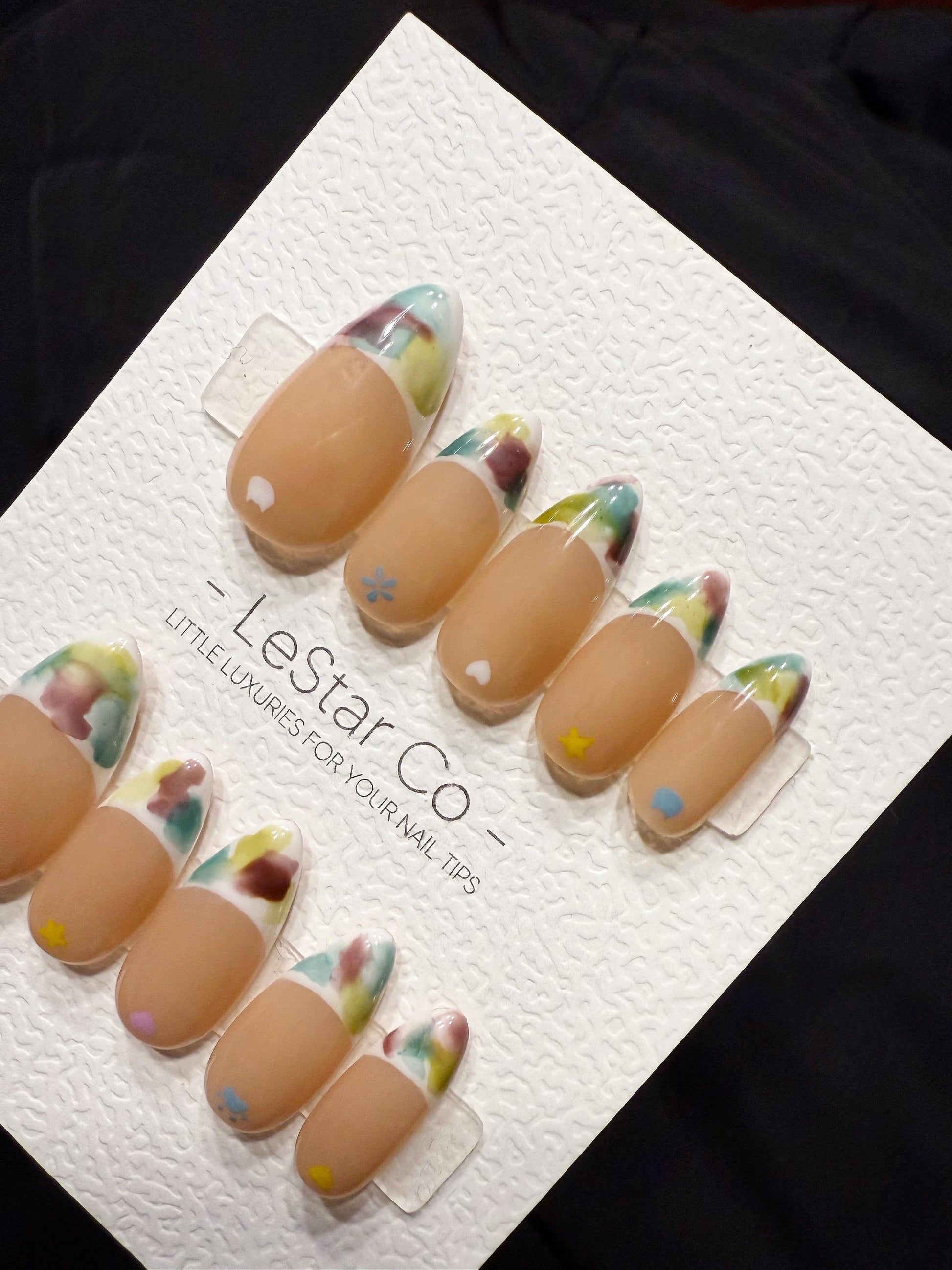 Reusable Pastel Dream Tips | Handmade Press On Gel Acrylic Nails | 4for3 Timed Offer