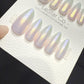 Reusable Aurora Veil | Handmade Press On Gel Acrylic Nails | 4for3 Timed Offer
