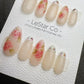 Reusable Soft Rose Whisper | Handmade Press On Gel Acrylic Nails | 4for3 Timed Offer