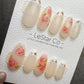 Reusable Soft Rose Whisper | Handmade Press On Gel Acrylic Nails | 4for3 Timed Offer