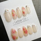 Reusable Soft Rose Whisper | Handmade Press On Gel Acrylic Nails | 4for3 Timed Offer