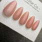 Reusable Blush Silk Shine | Handmade Press On Gel Acrylic Nails | 4for3 Timed Offer
