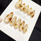 Reusable Golden Petal Drifts | Handmade Press On Gel Acrylic Nails | 4for3 Timed Offer