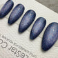 Handmade Press On Cosmic Indigo Glow Gel Acrylic Nails 4for3 Timed Offer