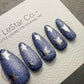 Handmade Press On Cosmic Indigo Star Cat Eye Gel Acrylic Nails 4for3 Timed Offer