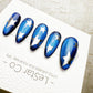Handmade Press On Starry Ocean Beam Cat Eye Gel Nails 4for3 Timed Offer